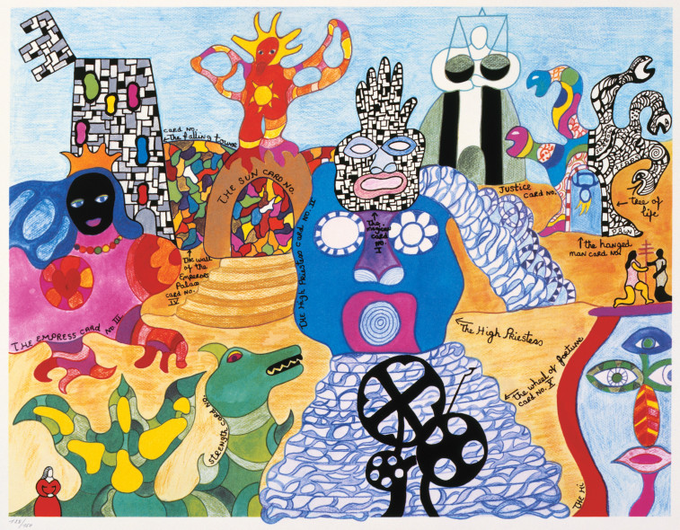 Tarot Garden, 1991. Litografía 60.3 x 80 cm. Niki Charitable Art Foundation