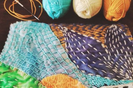 Collage textil