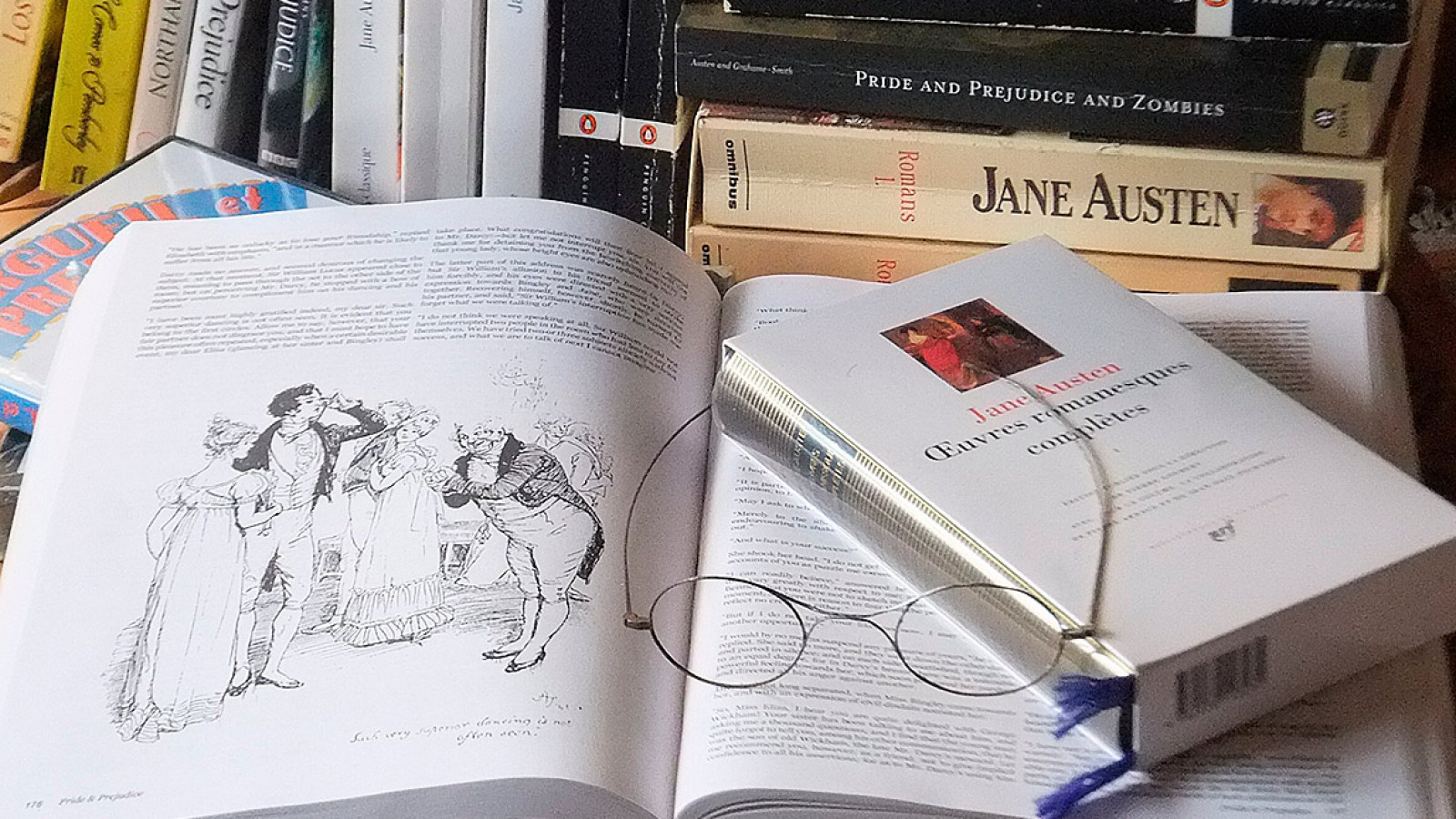 Mini-biblioteca de Novedades Jane Austen. 2013. © Eymery. CC BY-SA 3.0
